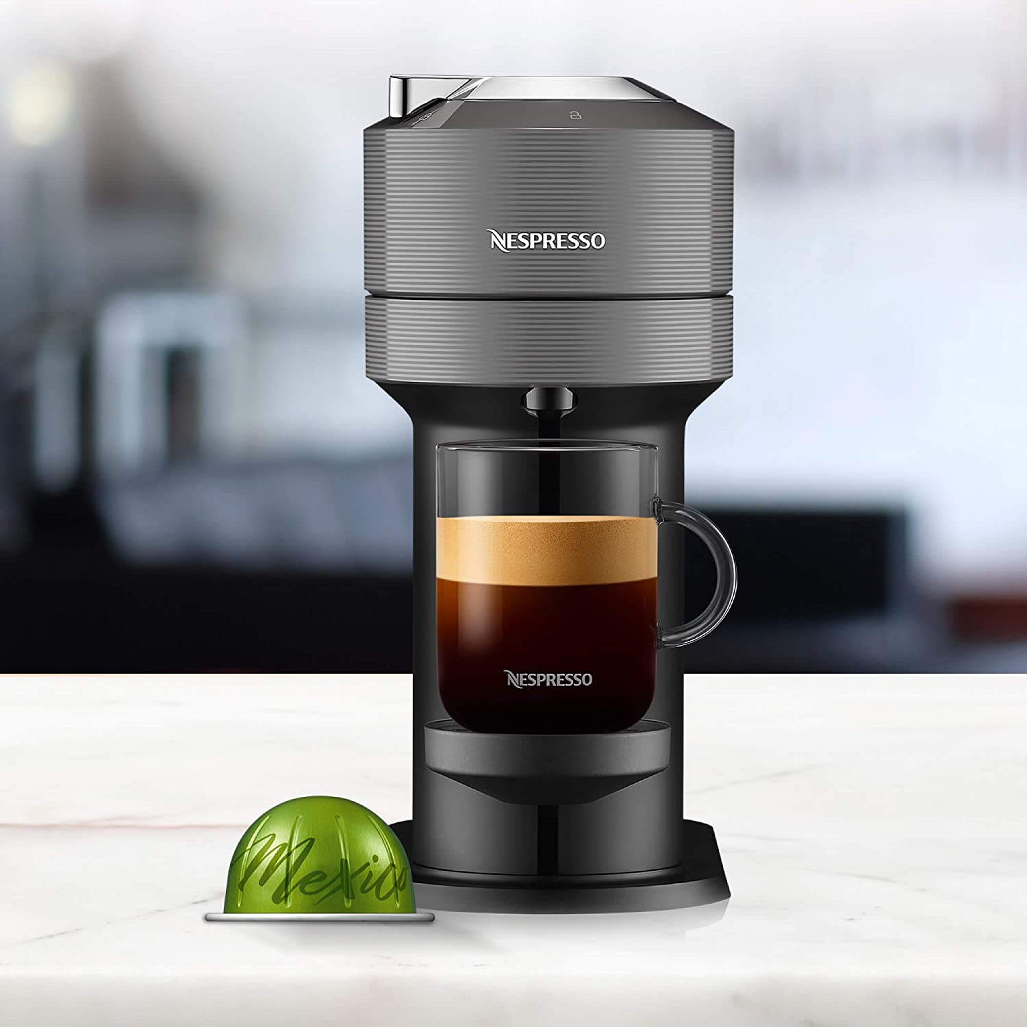 Nespresso, Nueva Cafetera Vertuo Next, Color Dark Grey (Incluye Obsequio de  12 Cápsulas de Café) - Mi Café Nuestro Café