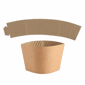 Fajilla de cartón para vasos 12-16 oz Caja 1000 Piezas