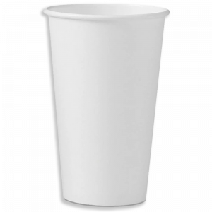 Vaso de Papel para Bebidas Calientes Blanco 12 oz Caja con 1000 Piezas
